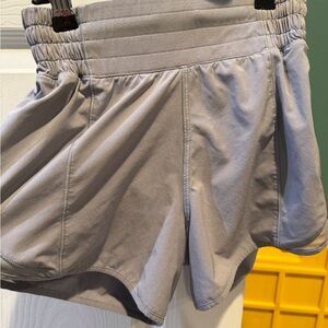 lululemon athletica Light Gray Athletic Shorts